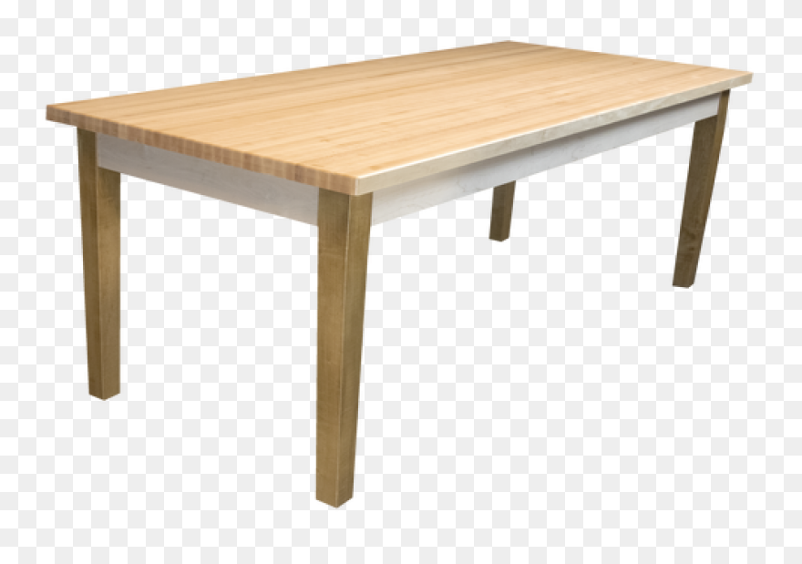 Butcher Block Table - Wooden Table