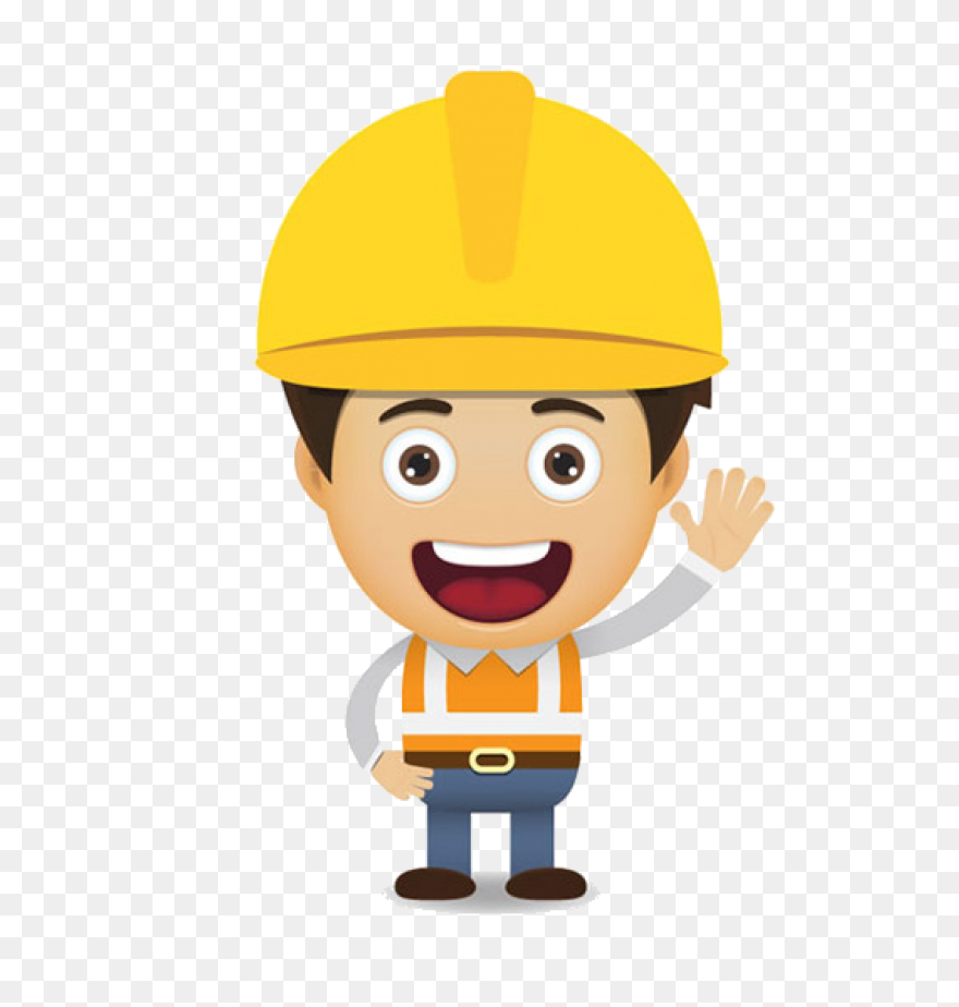 Construction Worker Cartoon Male Bo