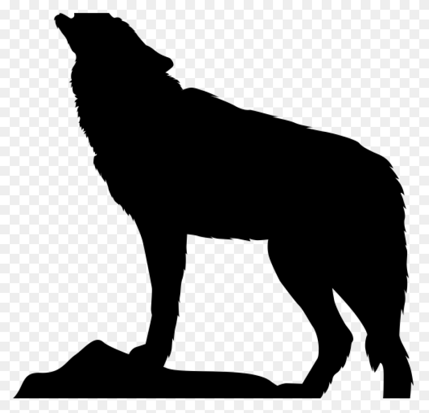 Gray Wolf Clip Art 9Dc4Brkdce - Wol