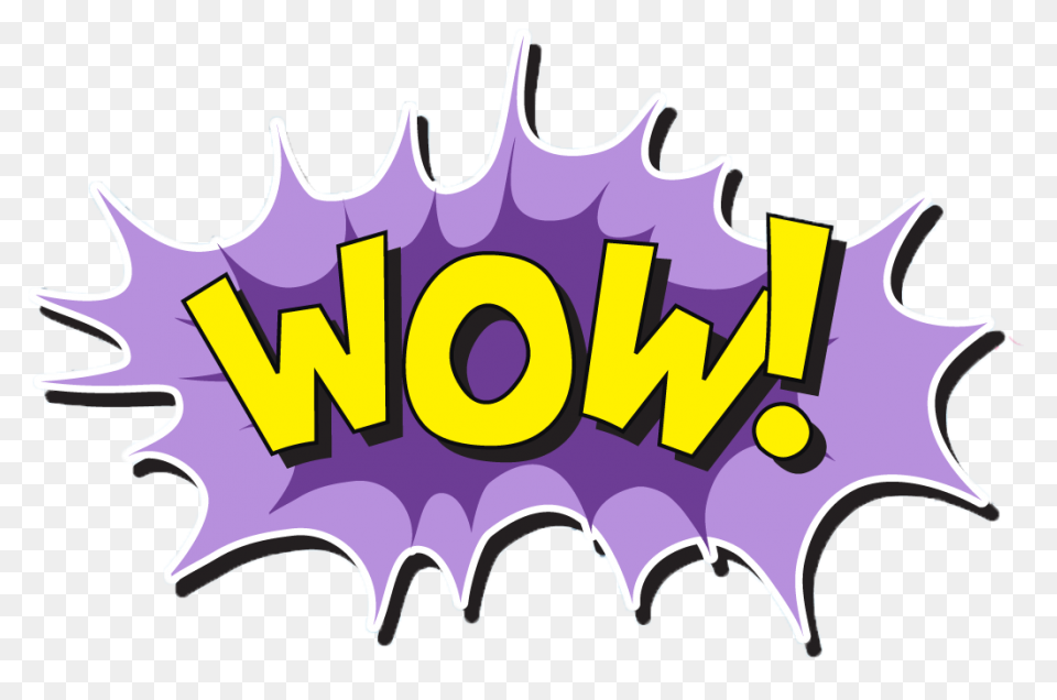 Comic Wow Png Image | 
