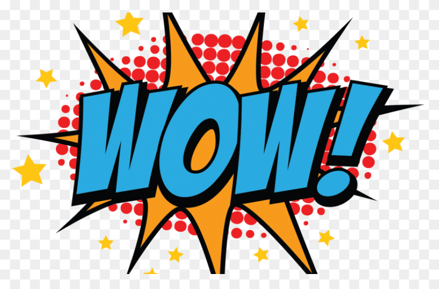 Comic Wow Png Image | 