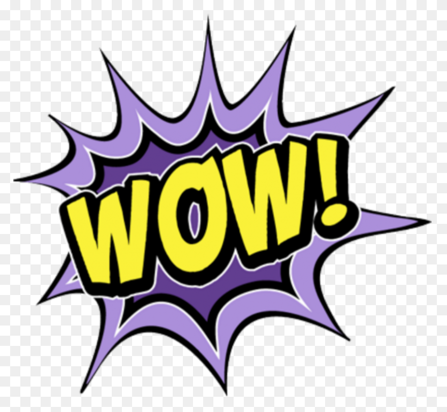 Comic Wow Png Image | 