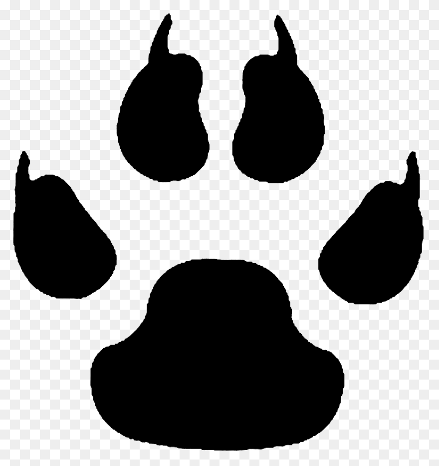 Paw Emblem Bo Wolf Paw - Wolf Paw Print