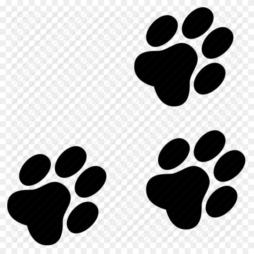 Paw Emblem Bo - Wolf Paw Print Vect