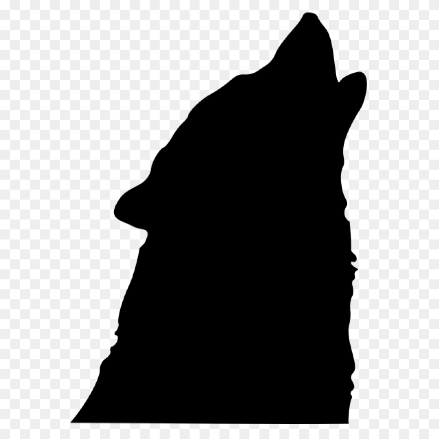 Free Wolf Howling Silhouette, Downl