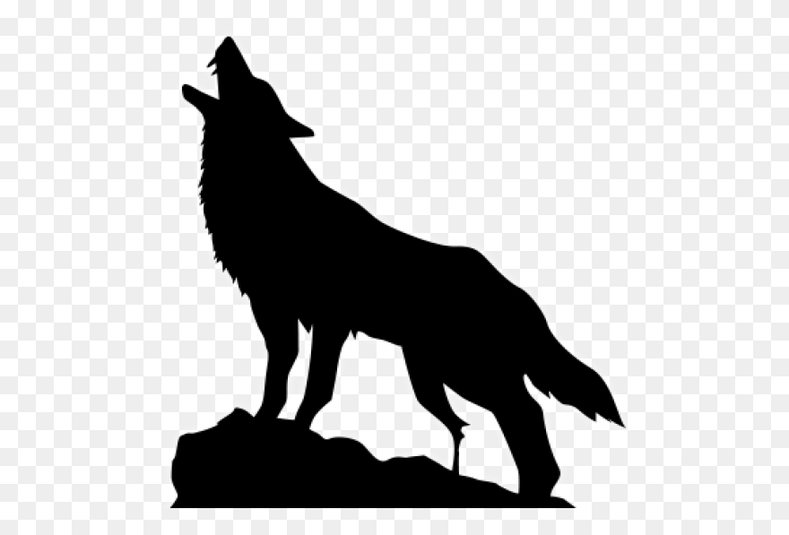 Free Wolf Howling Silhouette, Downl