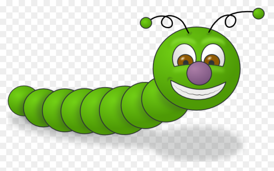 Free Funny Clip Art | Green Worm Cl