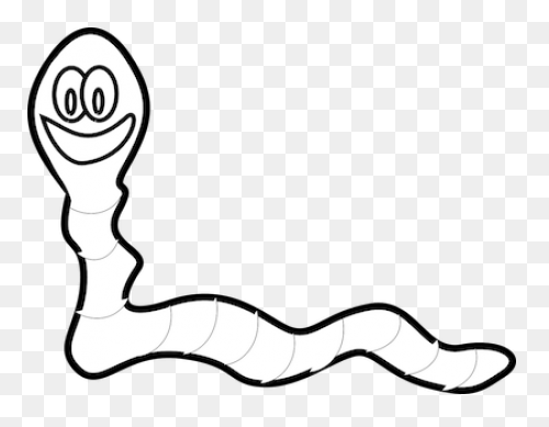 Free Funny Clip Art | Green Worm Cl