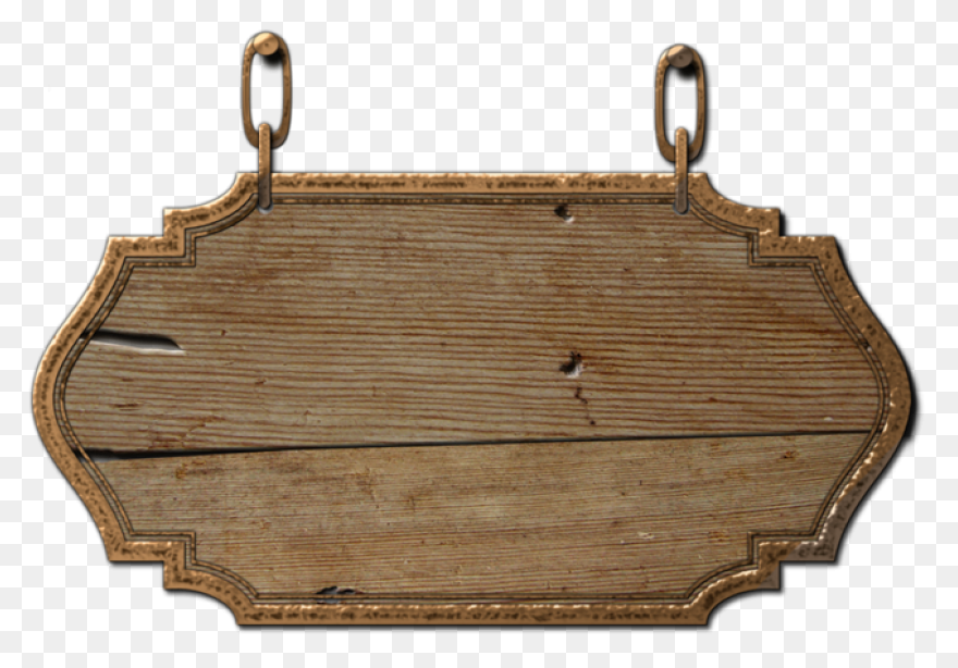 Hanging Wooden Sign Png Hanging - Wood Sign