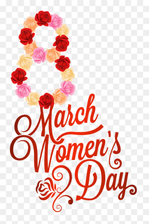 International Womens Day Flower Dre