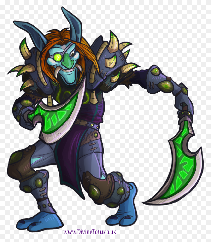 Wow Chibi Troll Rogue By - World Of Warcraft