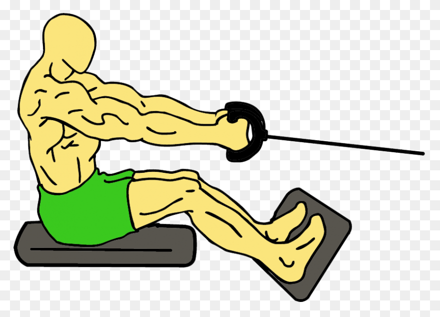 Lats Workout Clipart Full Size - Workout