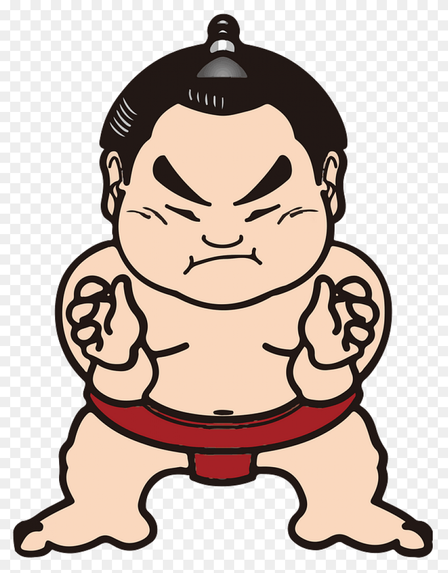 Sumo Wrestler Clip Art - ClipartFla