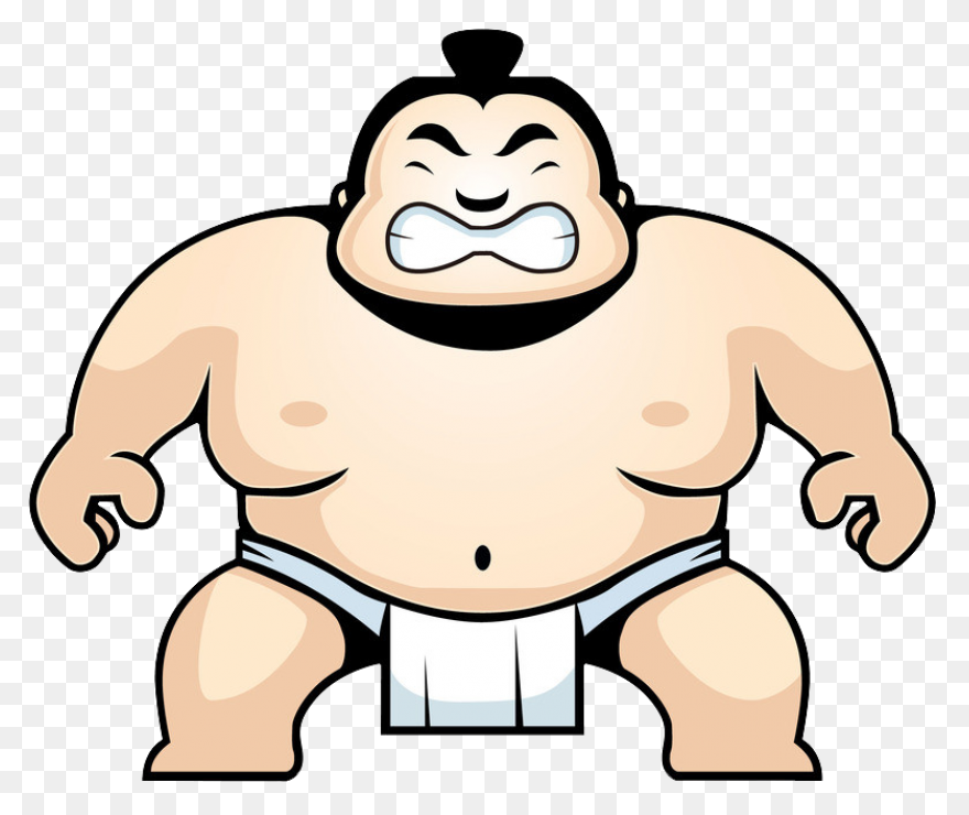 Sumo Wrestler Clip Art - ClipartFla