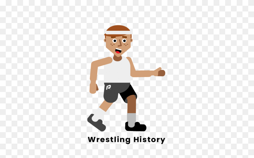Wrestling Silhouette Illustration -