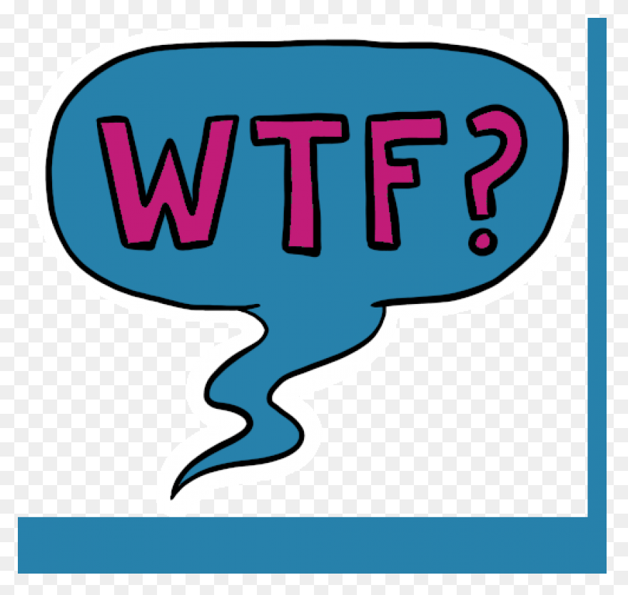 Wtf Bubble Sticker Wtf Bubble - Wtf