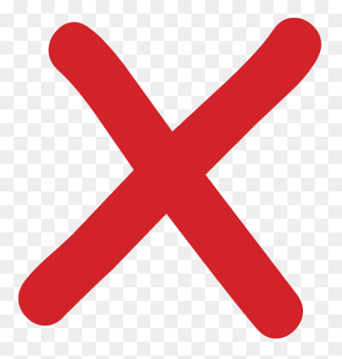 Red X Mark Icon - Free Red X Mark I