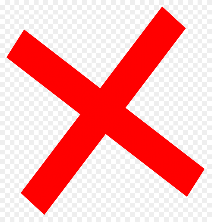 Red X Mark Icon - Free Red X Mark I