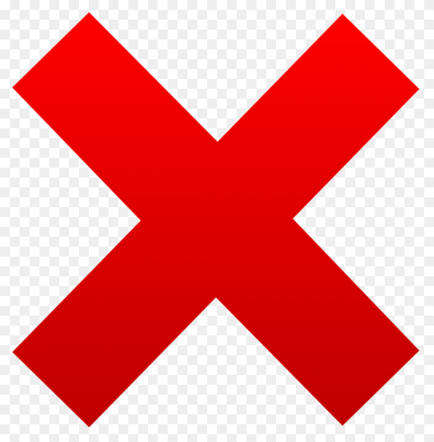 Red X Mark Icon - Free Red X Mark I
