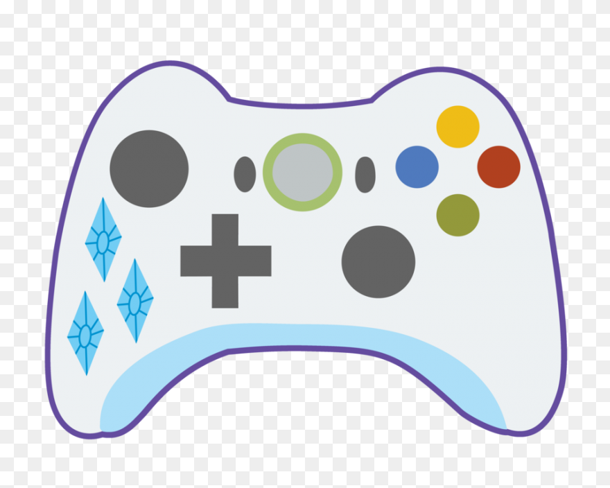 Drawn Game White Controller On - Xbox Controller