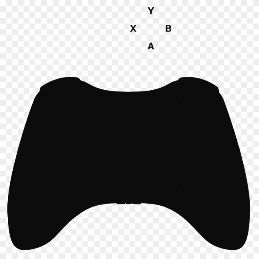 Xbox Controller Outline Clipart Clipart - Xbox Controller
