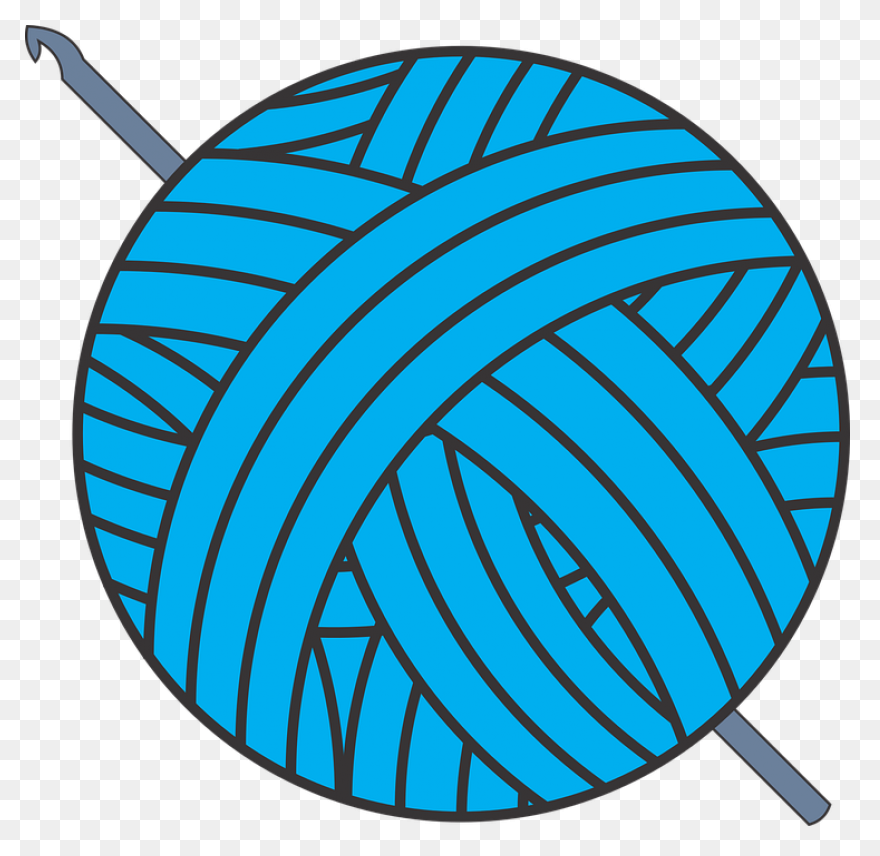 Crochet Hook Free Vector Graphic - Yarn