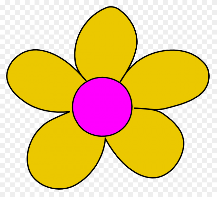 Flower Yellow Flower Sticker - Flow