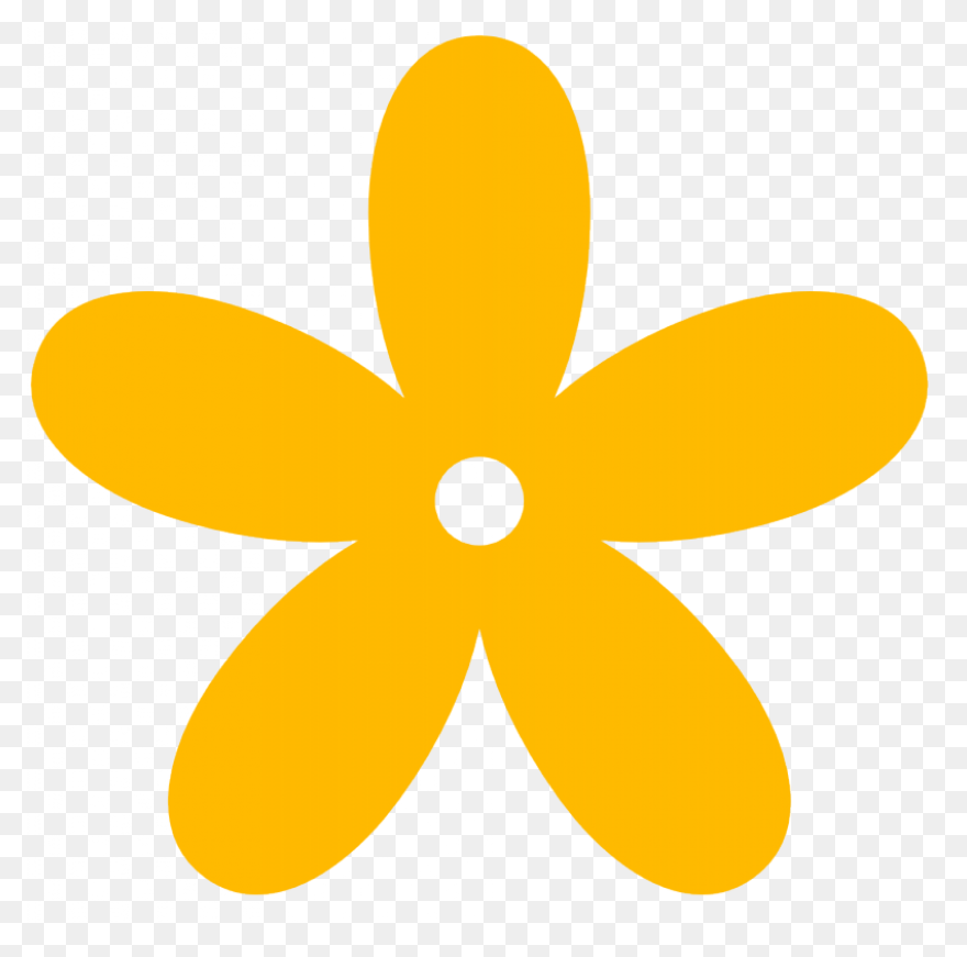 Flower Yellow Flower Sticker - Flow