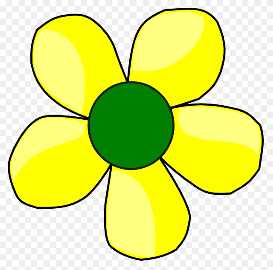 Flower Yellow Flower Sticker - Flow