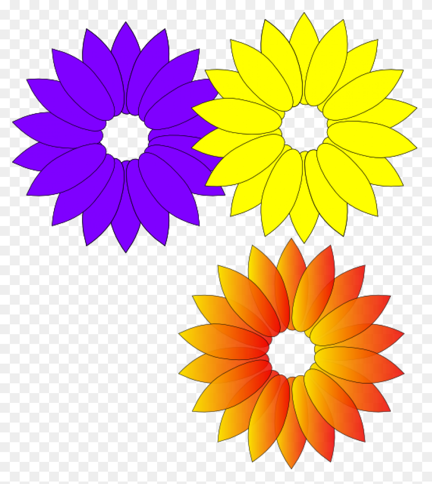 Flower Yellow Flower Sticker - Flow
