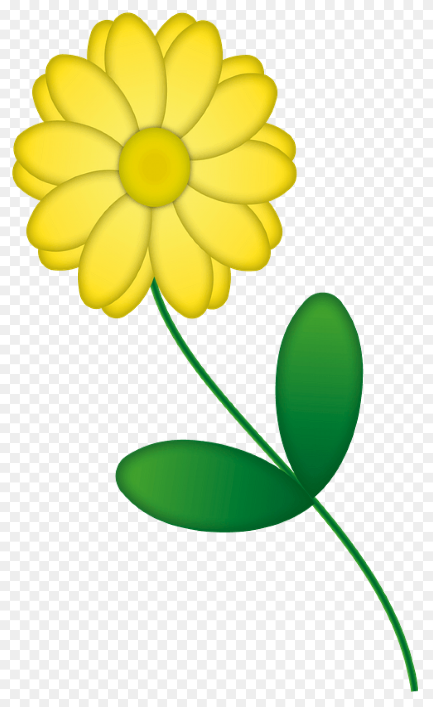 Flower Yellow Flower Sticker - Flow