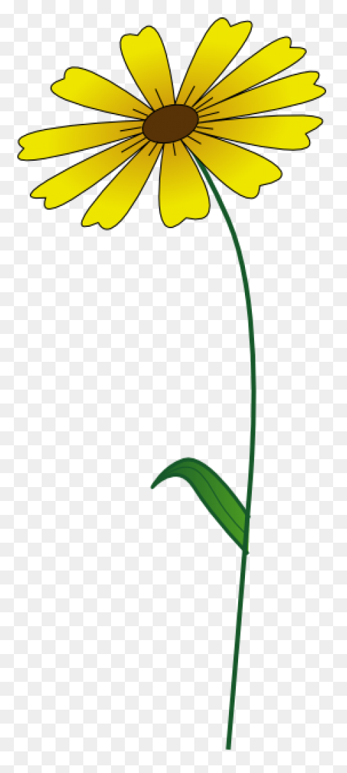Flower Yellow Flower Sticker - Flow
