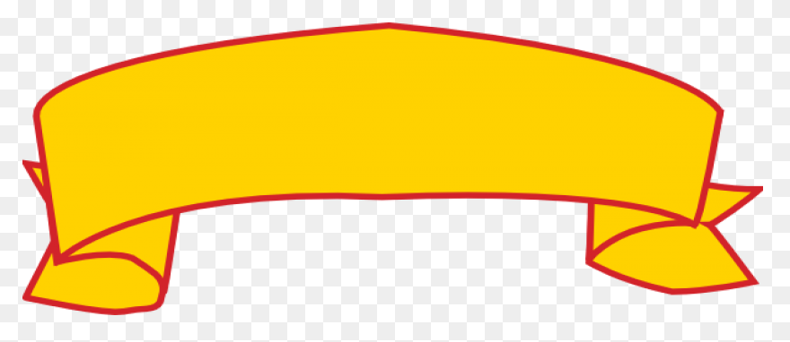 Free Yellow Banner Png Download - Yellow Banner