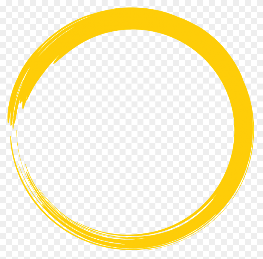 Drawn Yellow Circle Clipart. Free - Yellow Circle
