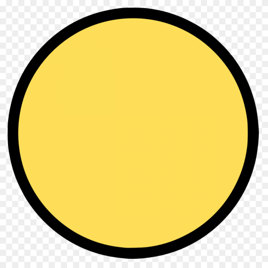 Drawn Yellow Circle Clipart. Free D
