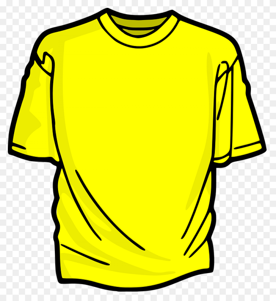 Yellow Tshirt Clip Art - Yellow T S