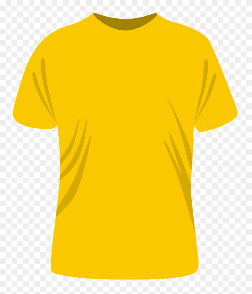 Yellow Tshirt Clip Art - Yellow T S