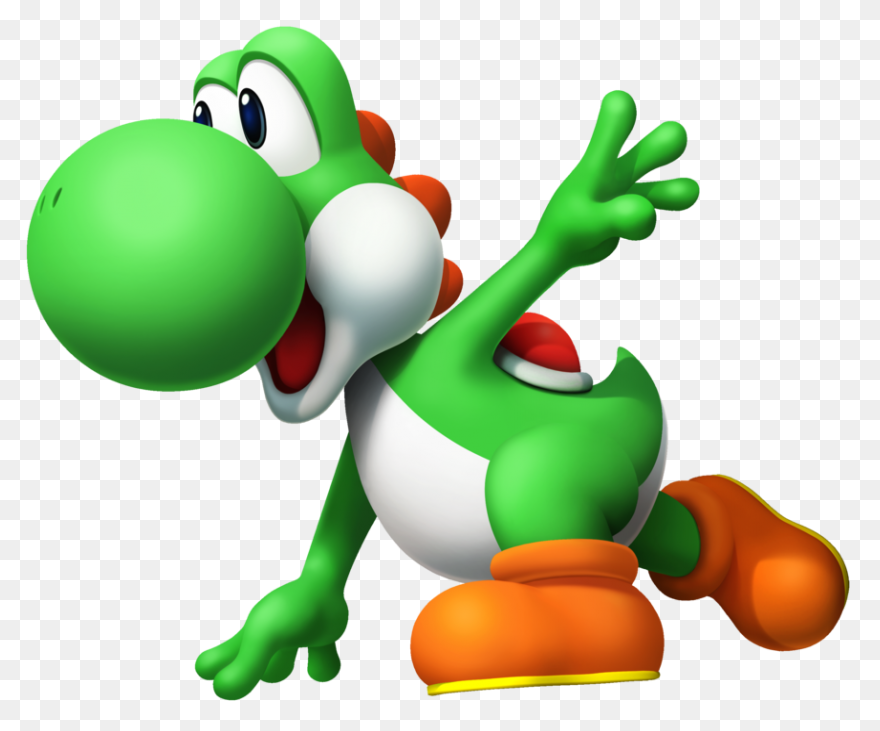 Yoshi Mario Bros Gif Clipart - Full