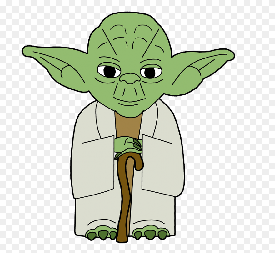 Star Wars Cartoon Yoda Sticker | St