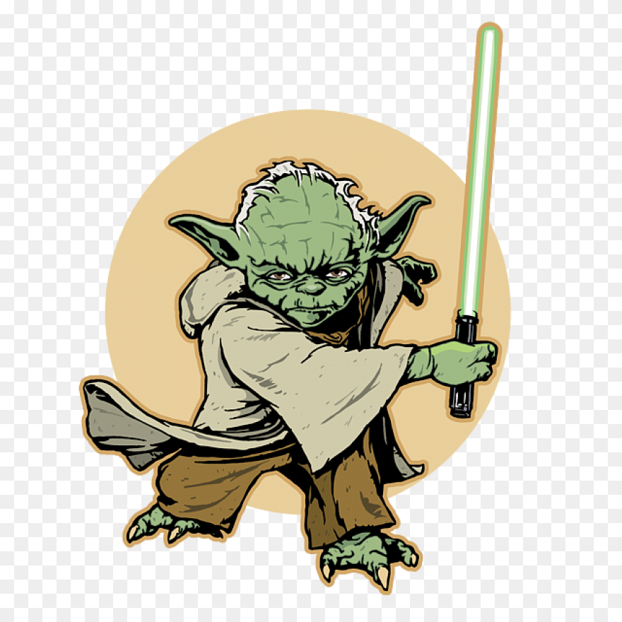 Star Wars Cartoon Yoda Sticker | St