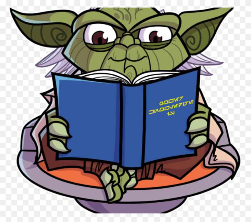 Star Wars Clipart Read Yoda - Yoda
