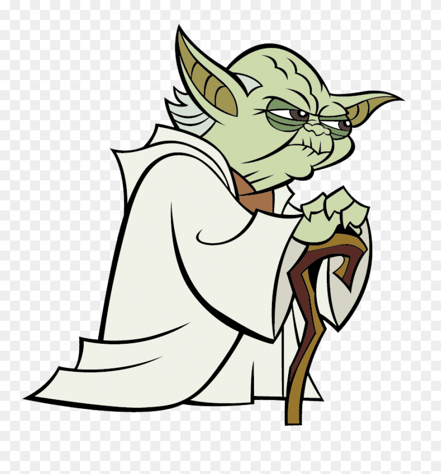 Star Wars Cartoon Yoda Sticker | St