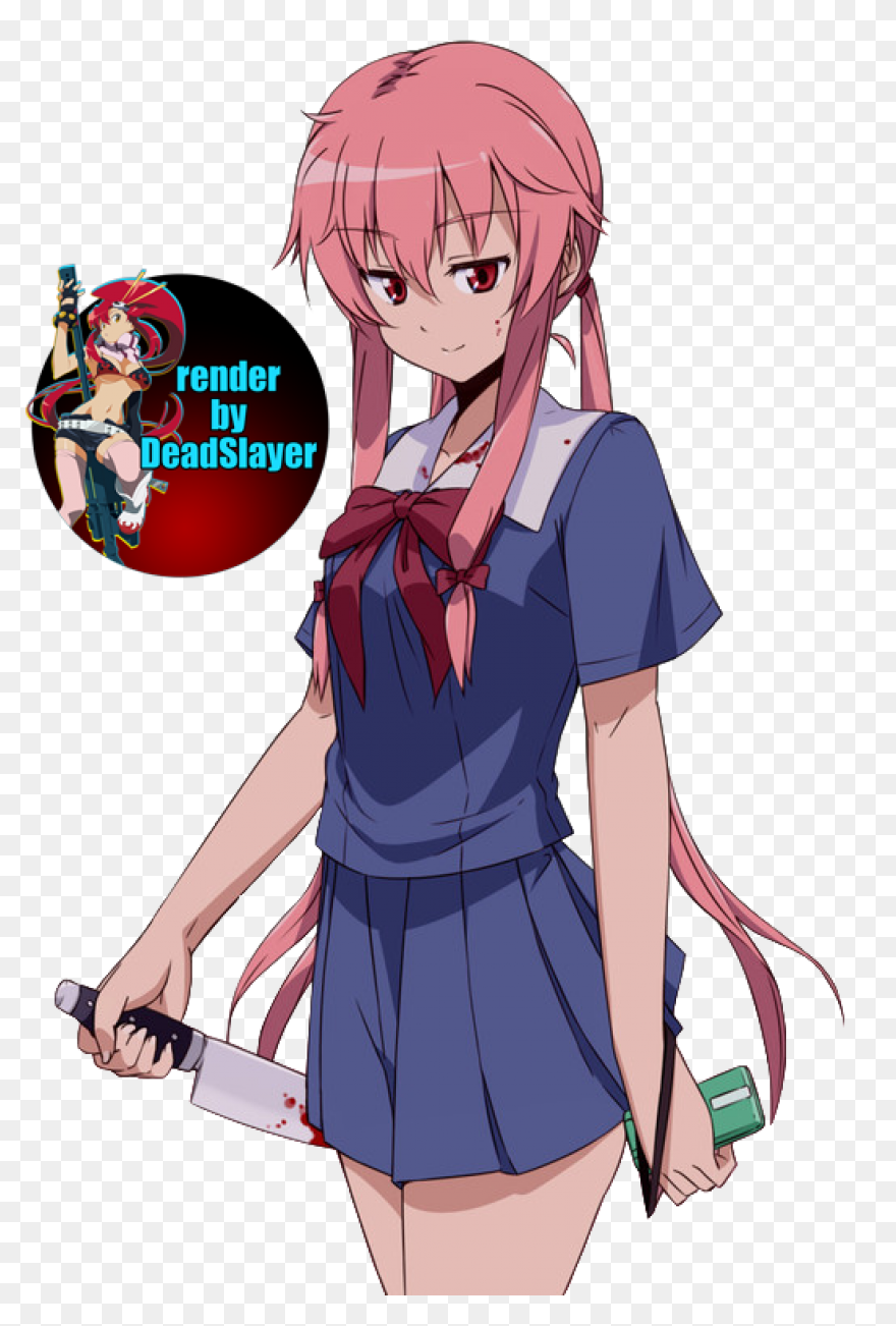 Mirai Nikki Yuno Gasai Render By Bl