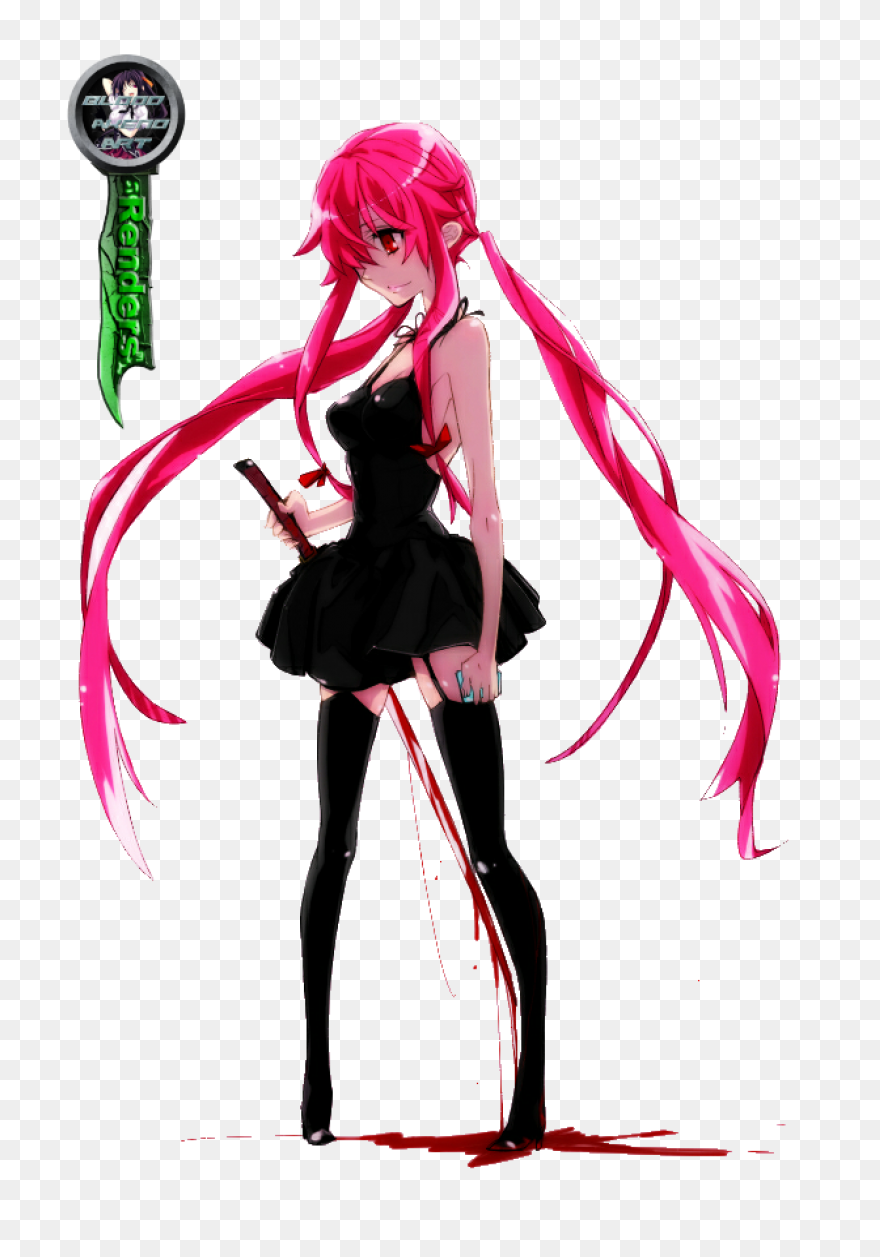 Mirai Nikki Yuno Gasai Render - Yuno Gasai
