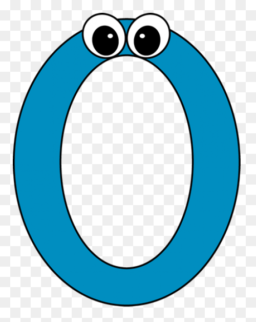 Cartoon Number Zero Clipart Cartoon - Zero