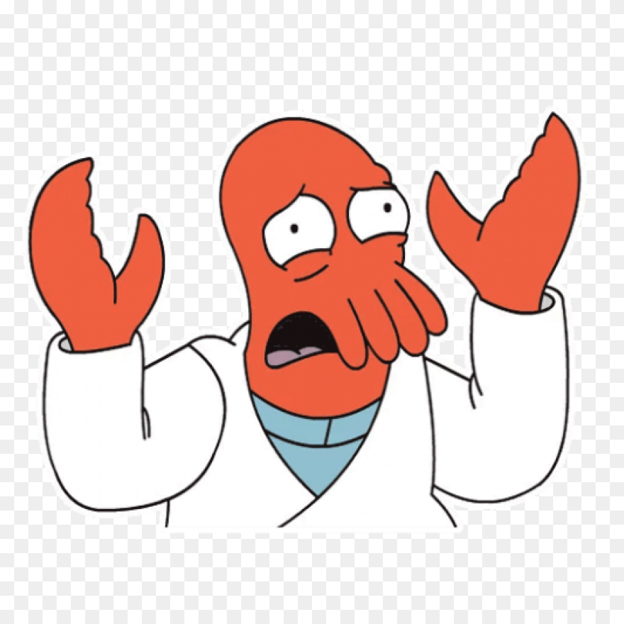 Dr. Zoidberg Futurama Sticker - Zoidberg