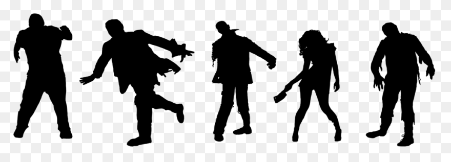 Download Dancing Zombie Window Silh